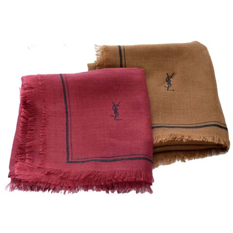 ysl mens wool scarf|YSL scarf cashmere.